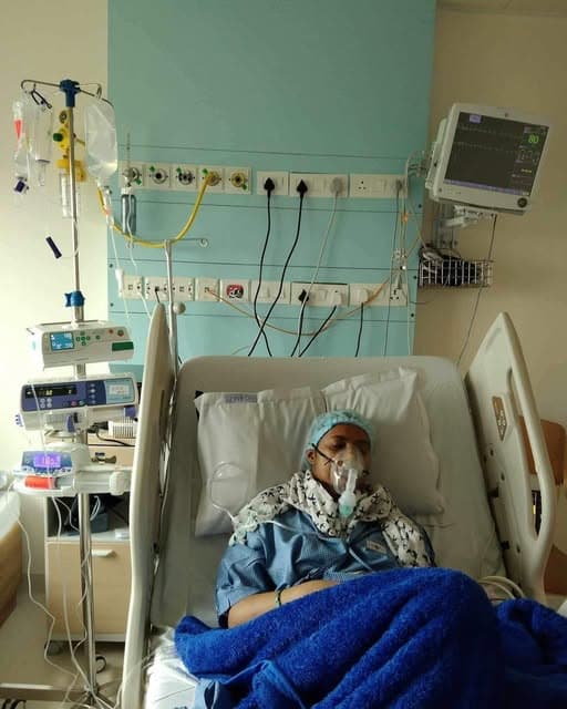 Kritika Ghimire during her treatment journey